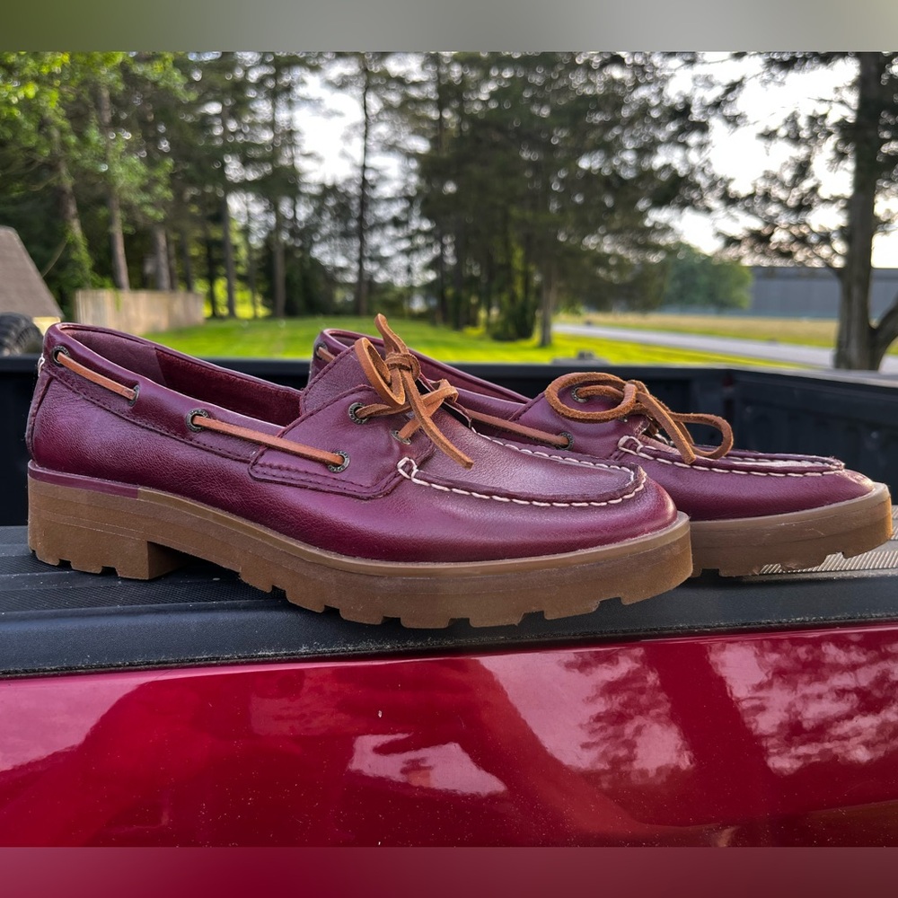 Sperry Cordovan Leather Lug Loafer